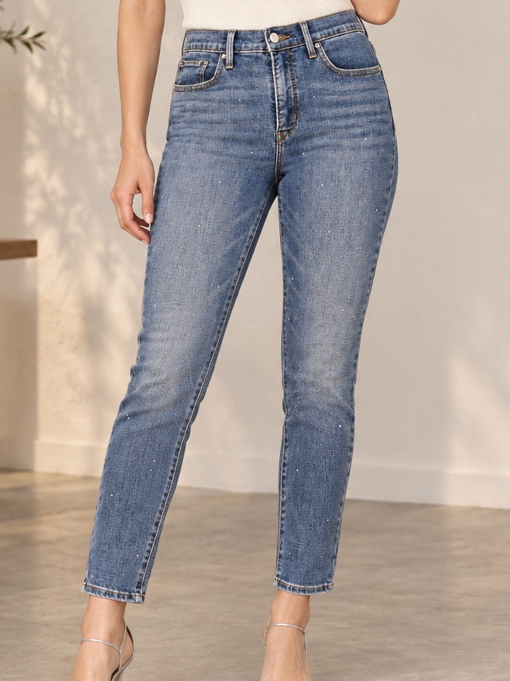 Levi’s 311 Shaping Skinny Jeans w/ Embellishments